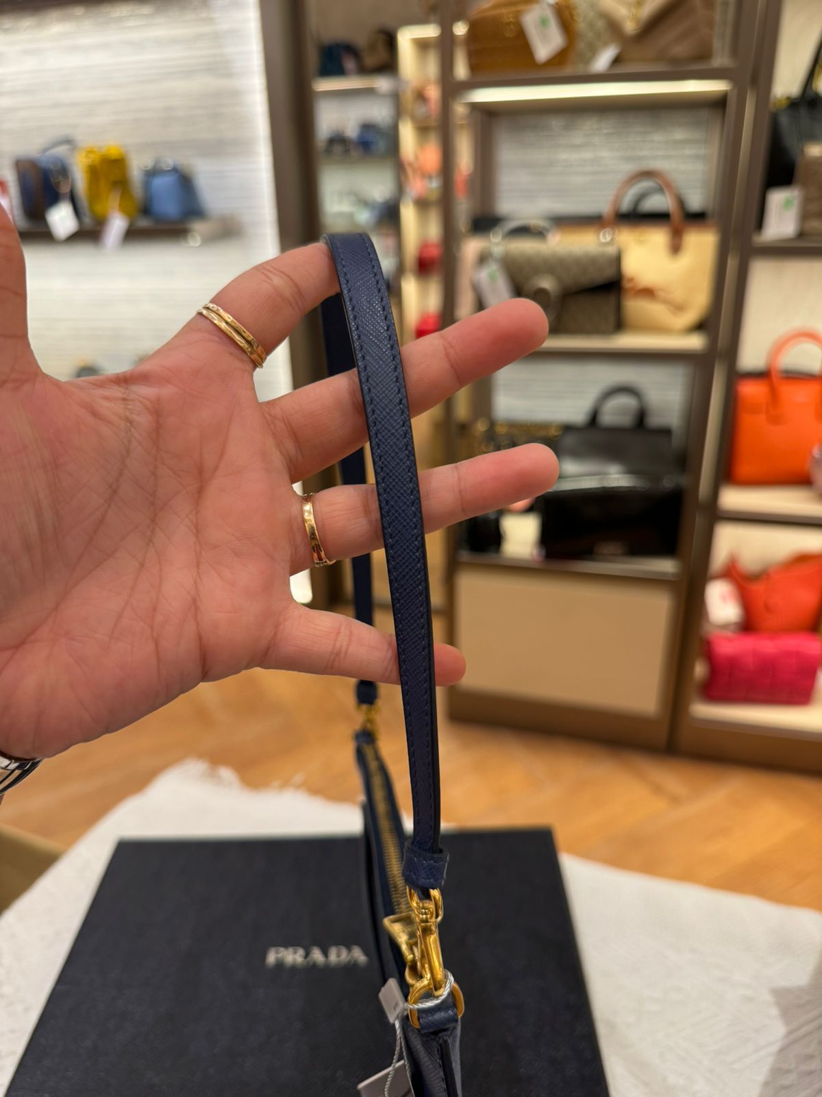 Prada Shoulder Bag Blue