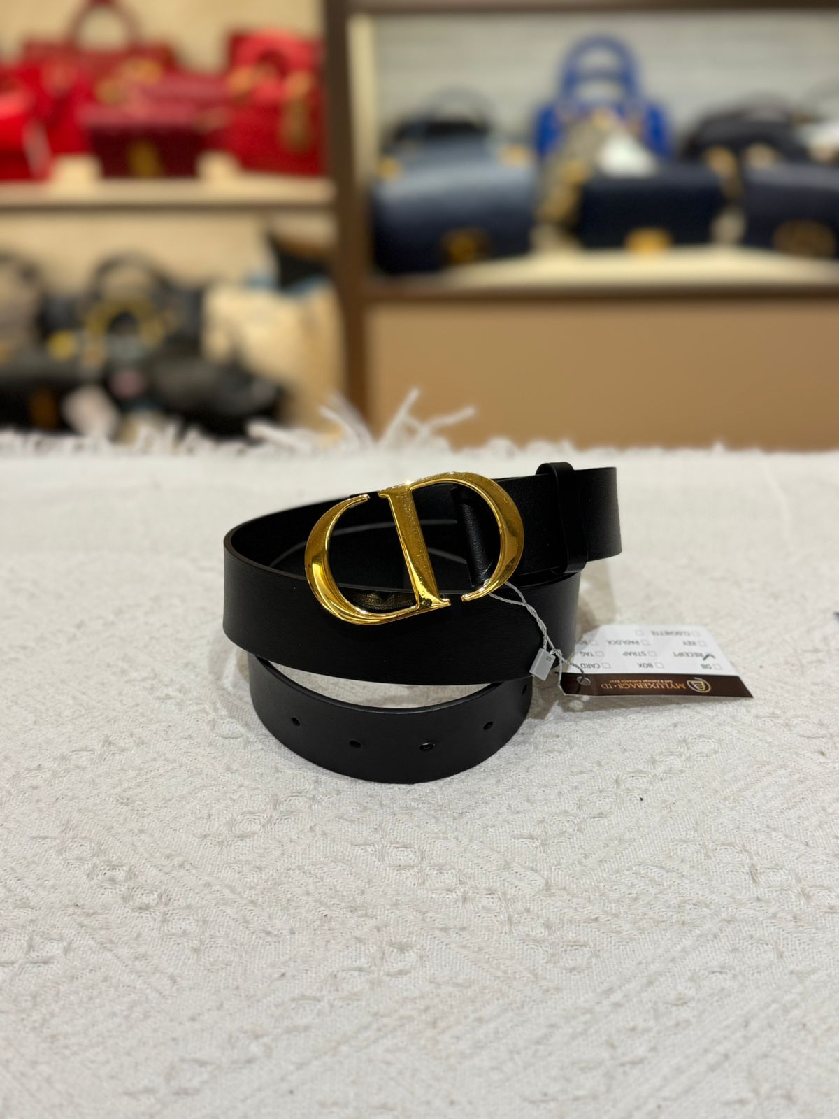 Dior Belt Montaigne Black