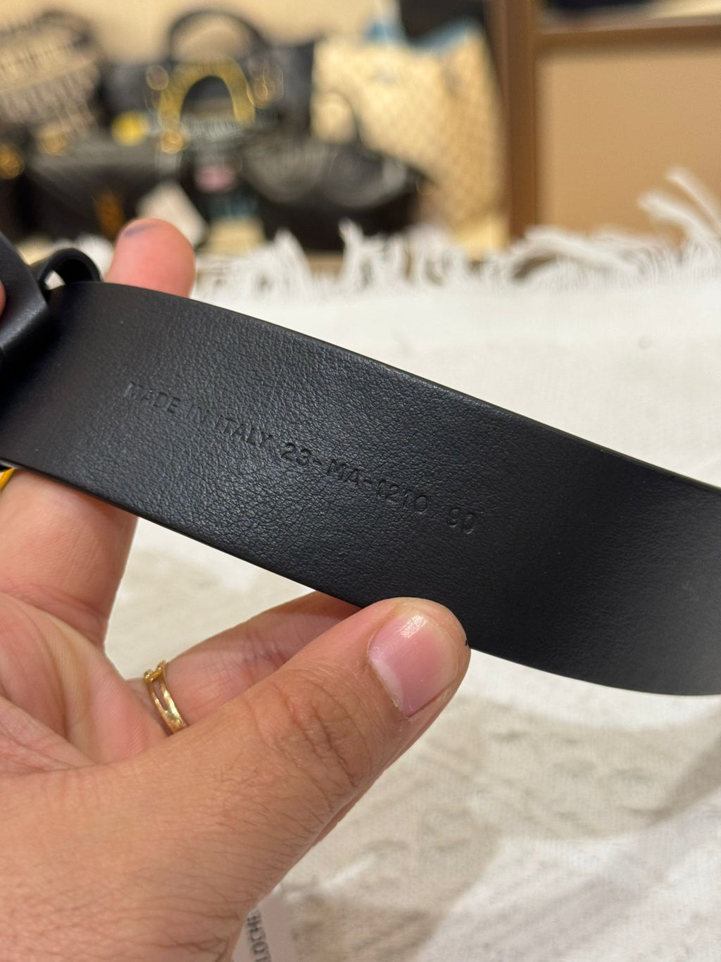 Dior Belt Montaigne Black