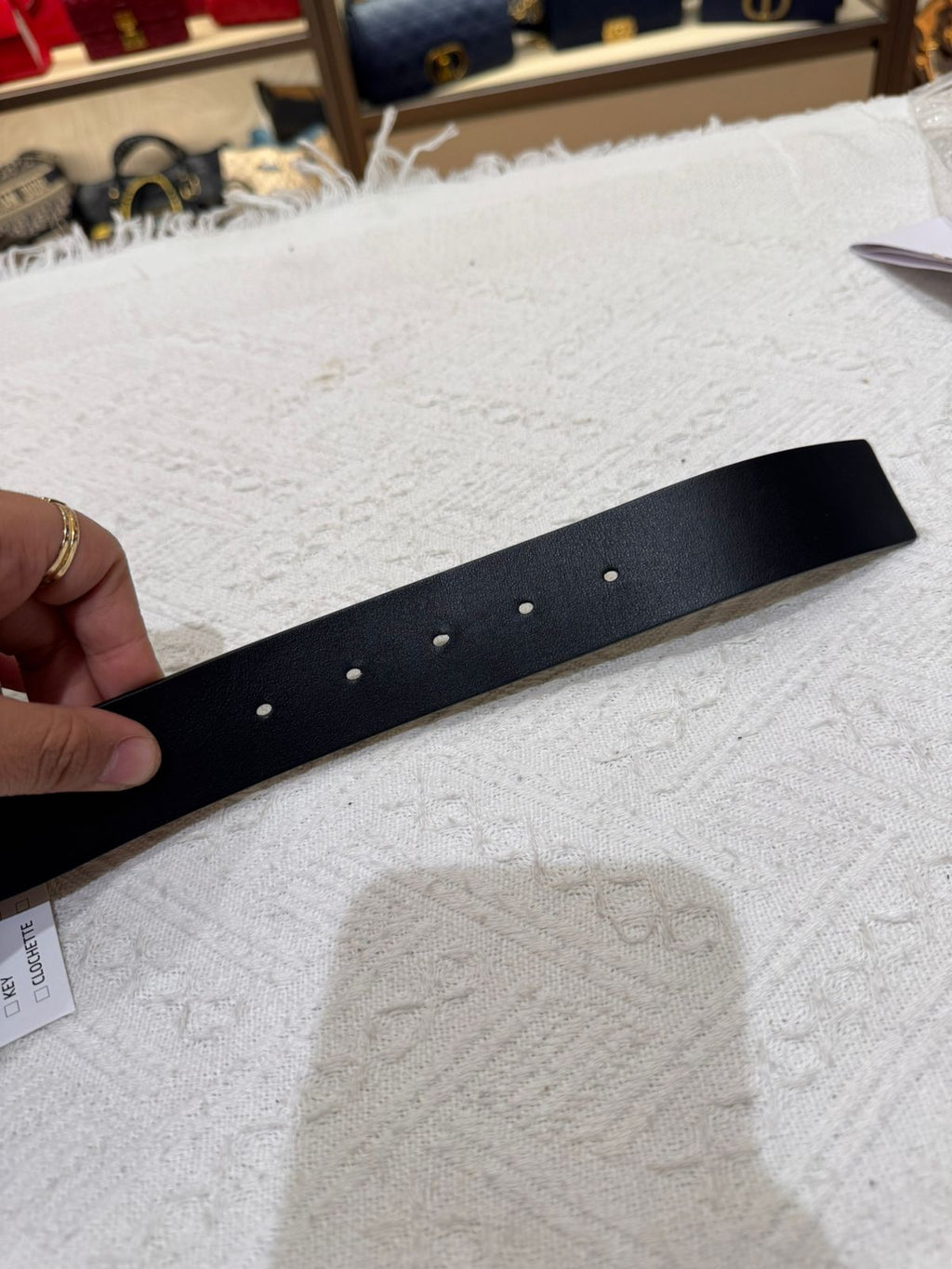 Dior Belt Montaigne Black