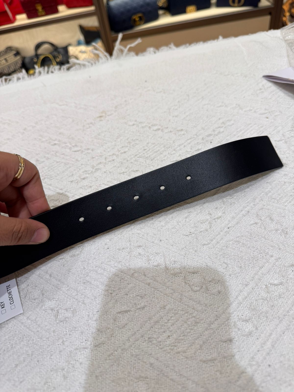 Dior Belt Montaigne Black