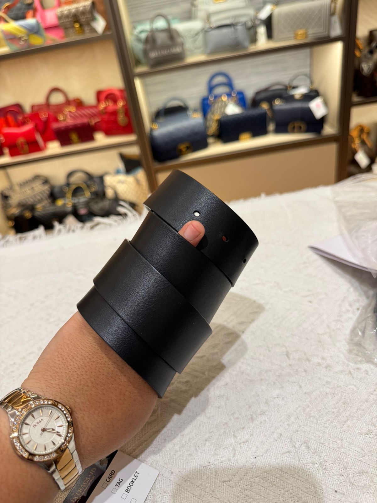 Dior Belt Montaigne Black