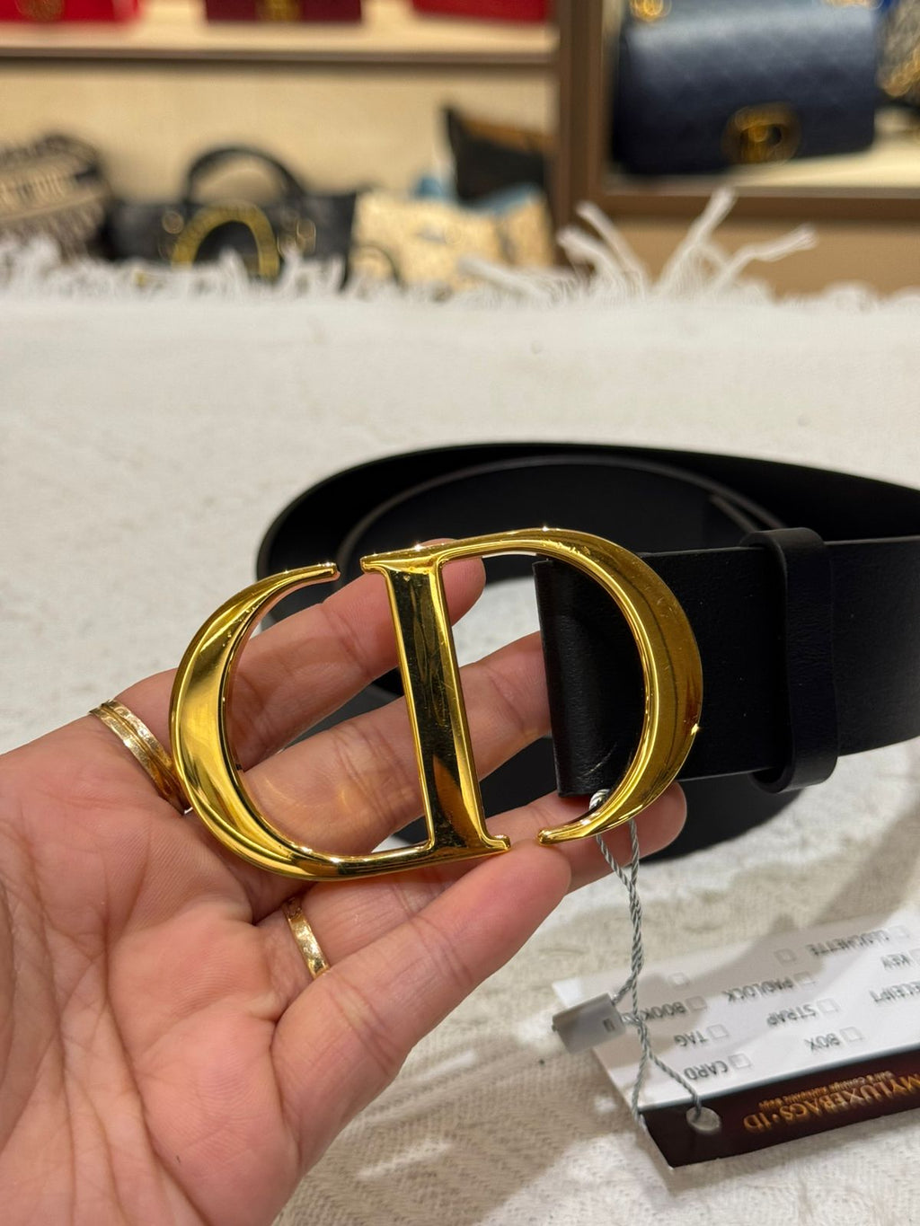 Dior Belt Montaigne Black