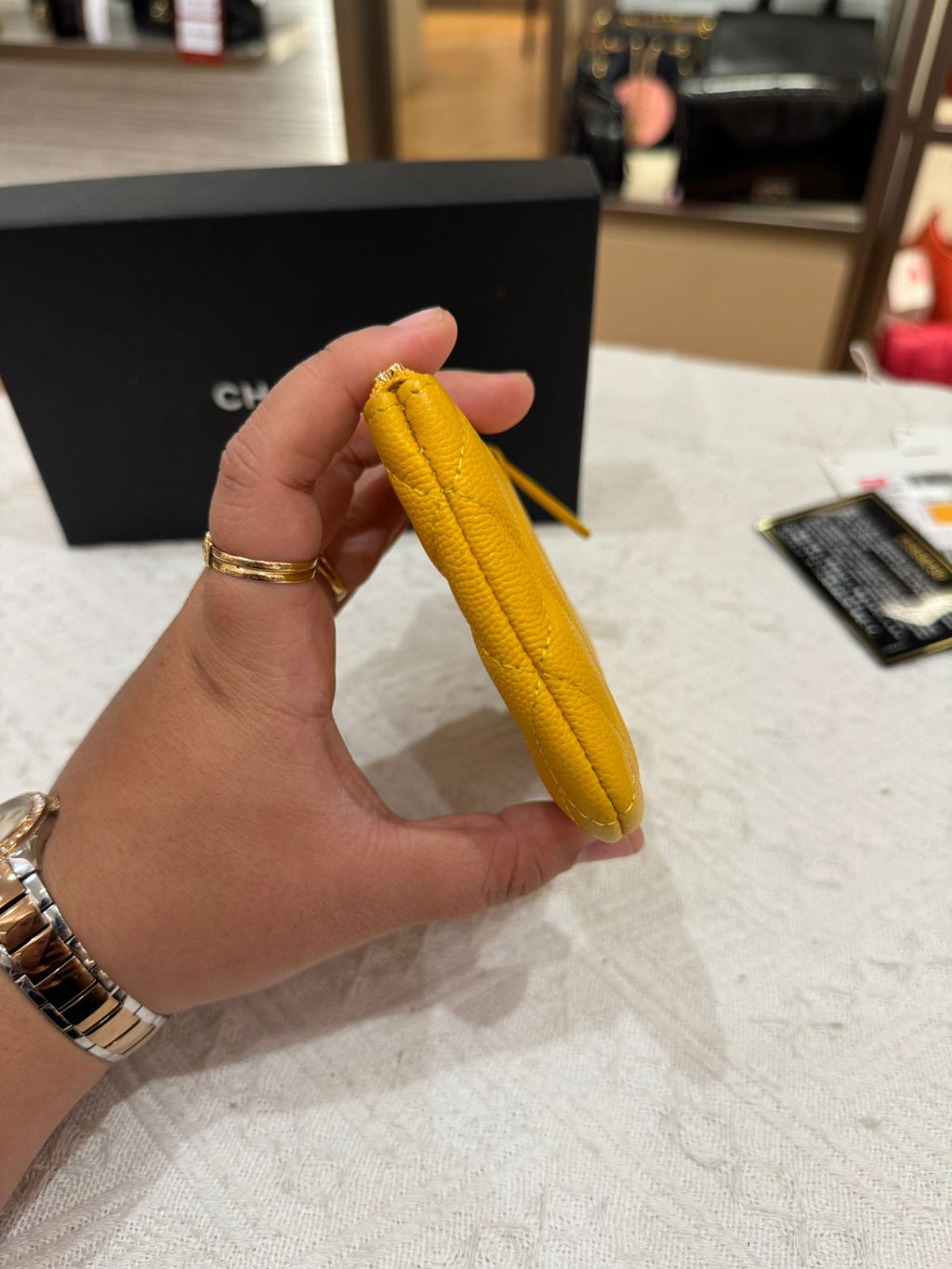 Chane Coin Pouch Yellow
