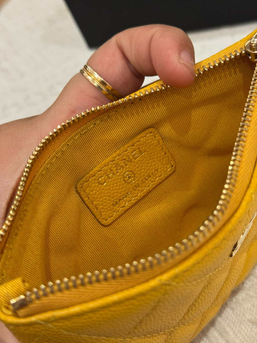 Chane Coin Pouch Yellow