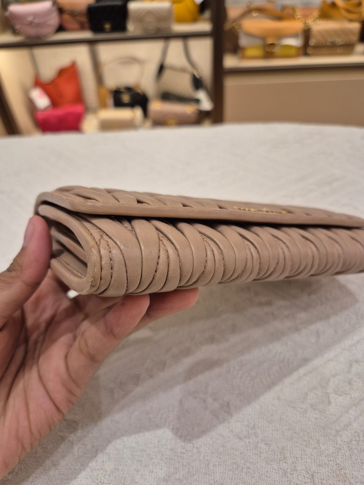 Miu Miu Long Wallet With Card Holder