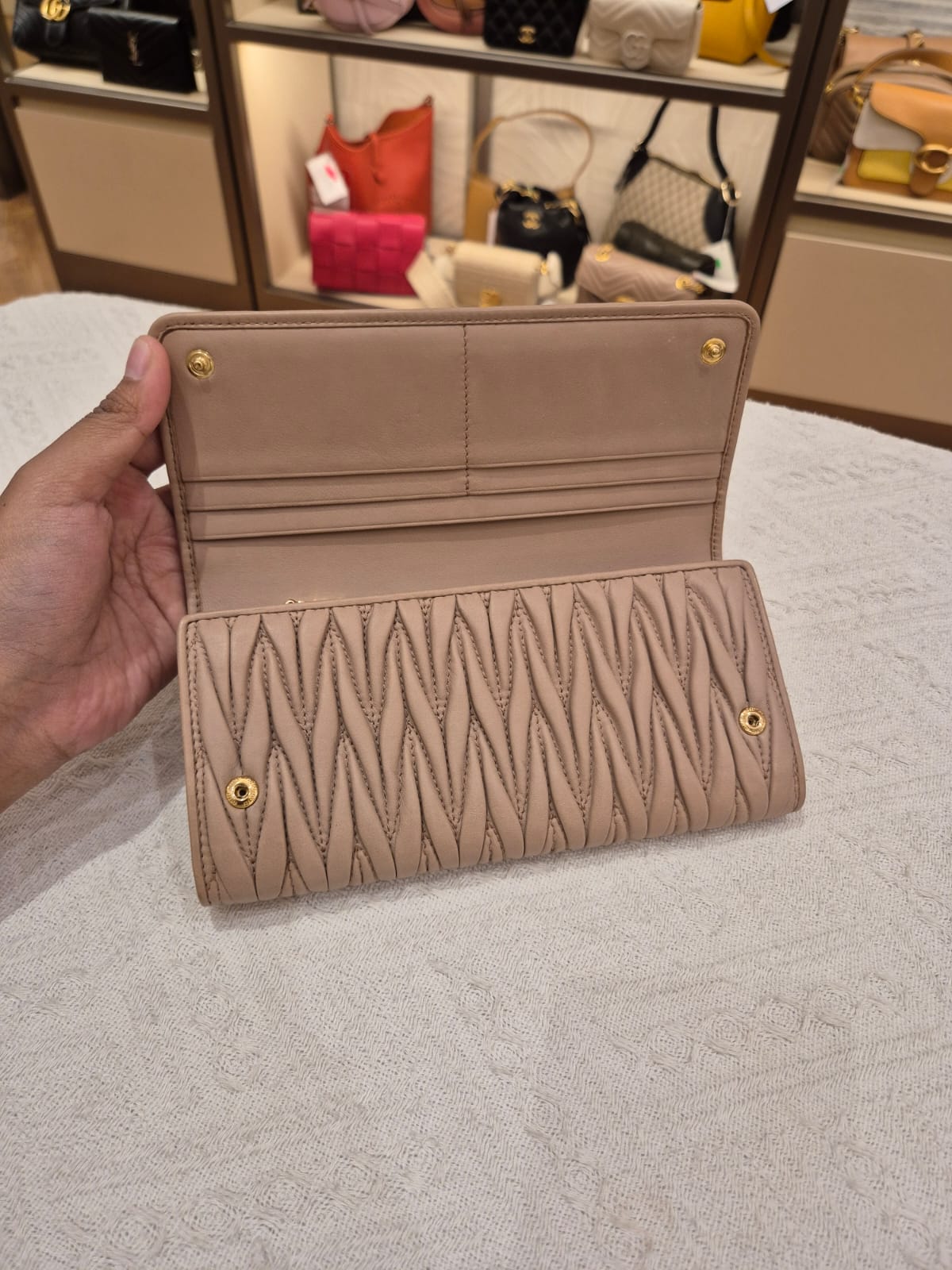 Miu Miu Long Wallet With Card Holder