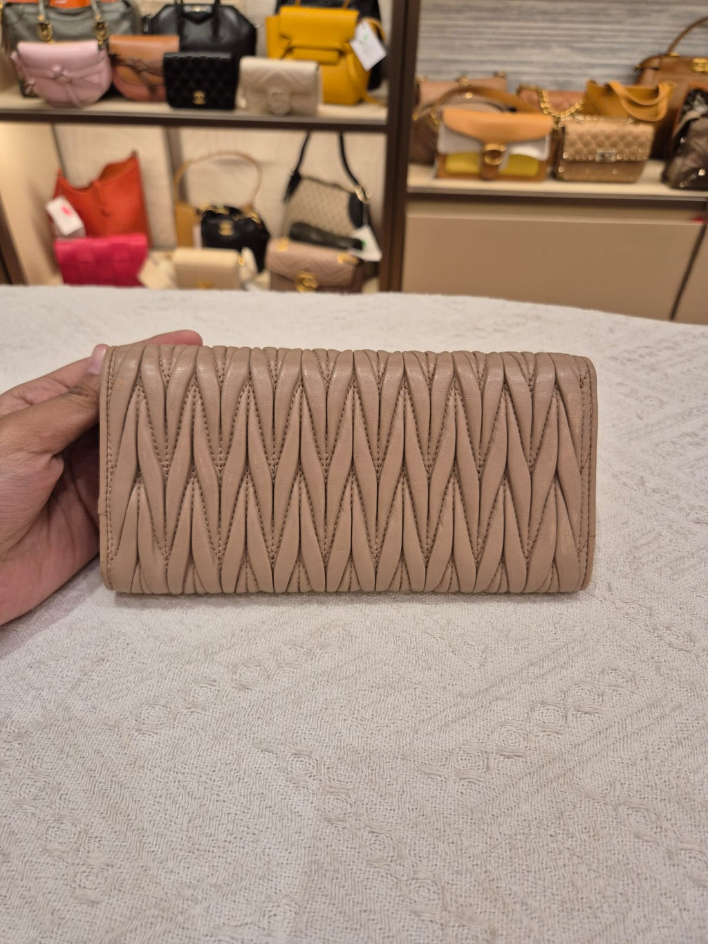Miu Miu Long Wallet With Card Holder