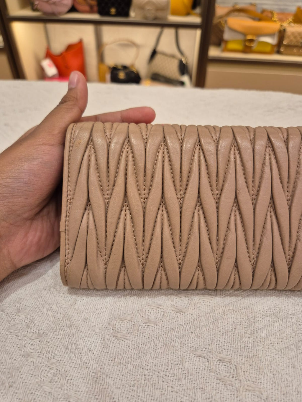 Miu Miu Long Wallet With Card Holder