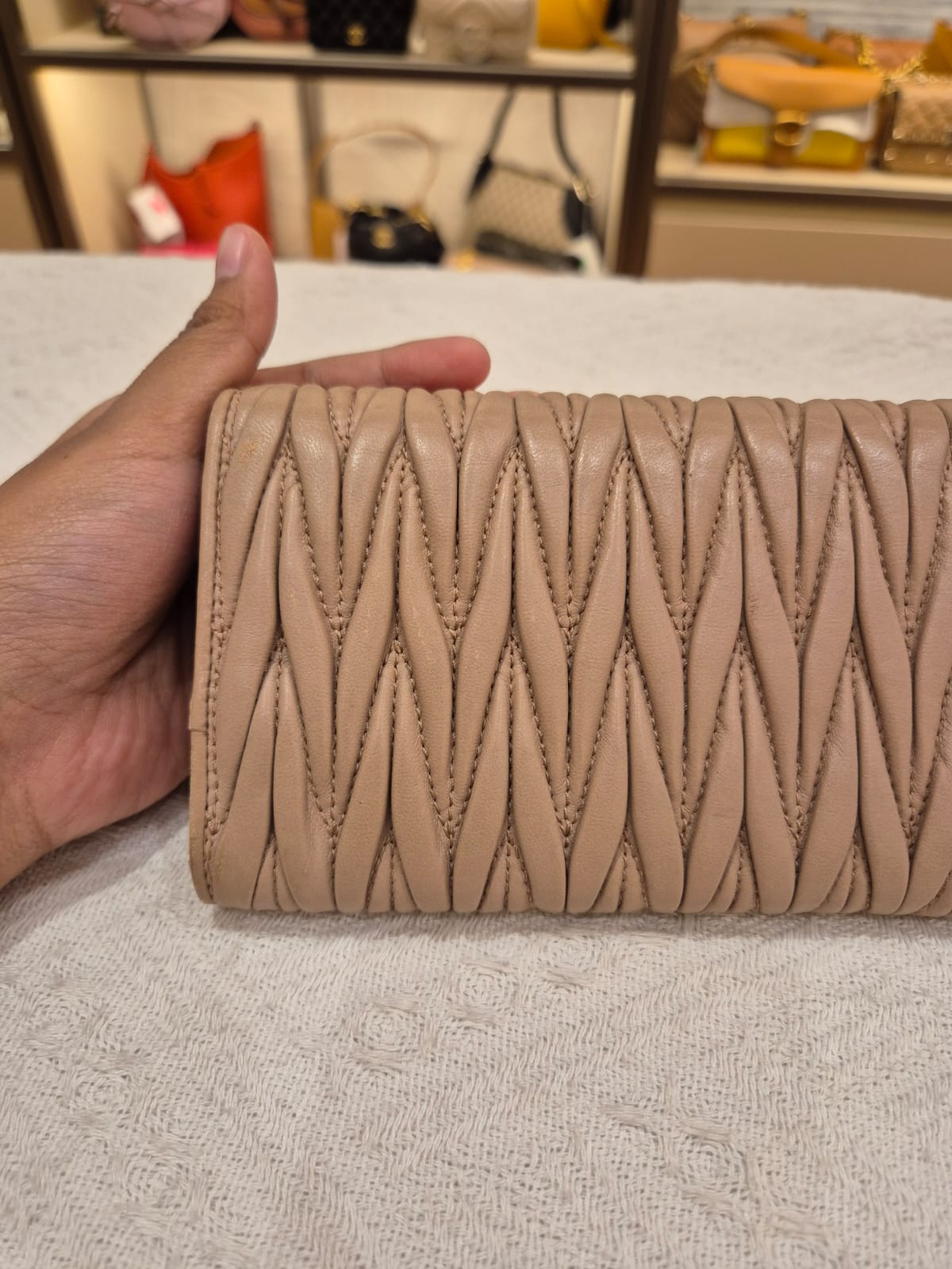 Miu Miu Long Wallet With Card Holder