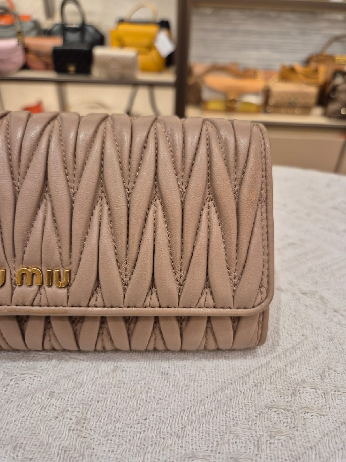 Miu Miu Long Wallet With Card Holder