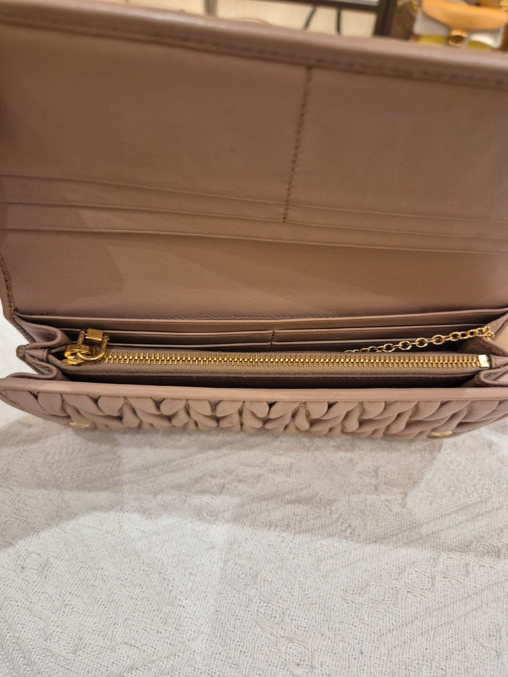 Miu Miu Long Wallet With Card Holder