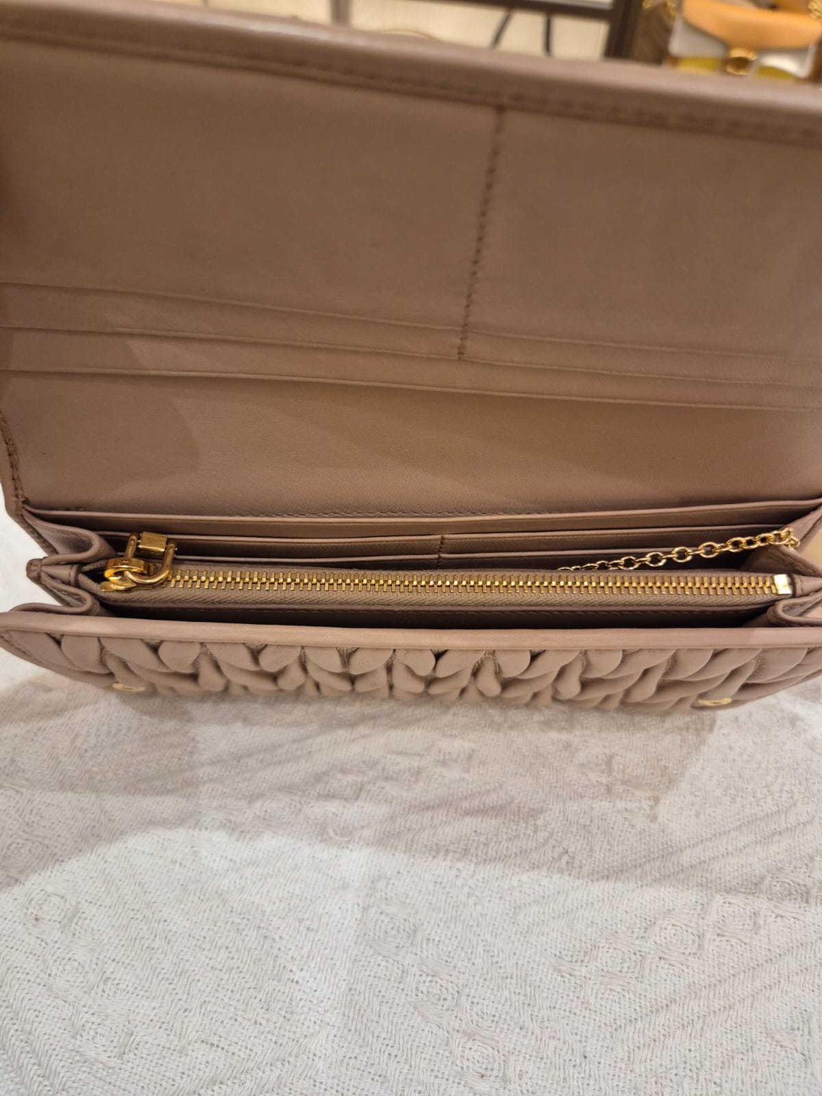 Miu Miu Long Wallet With Card Holder