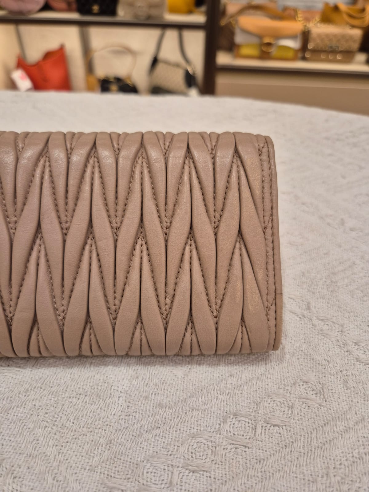 Miu Miu Long Wallet With Card Holder
