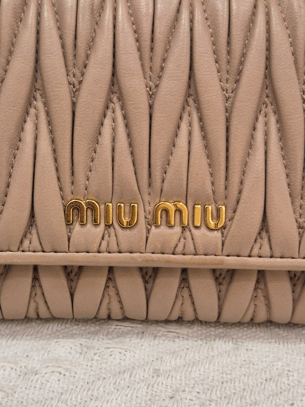 Miu Miu Long Wallet With Card Holder