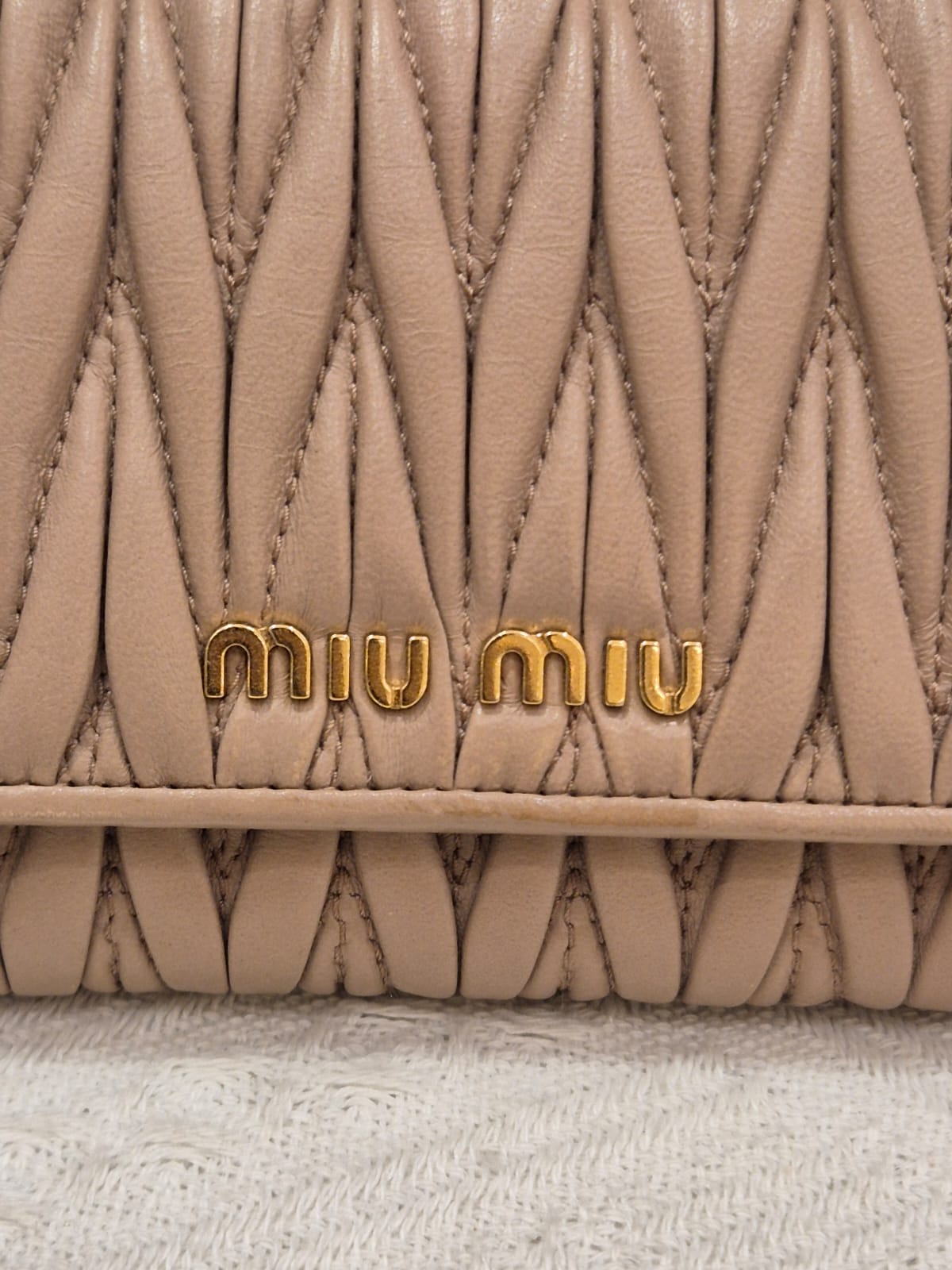 Miu Miu Long Wallet With Card Holder