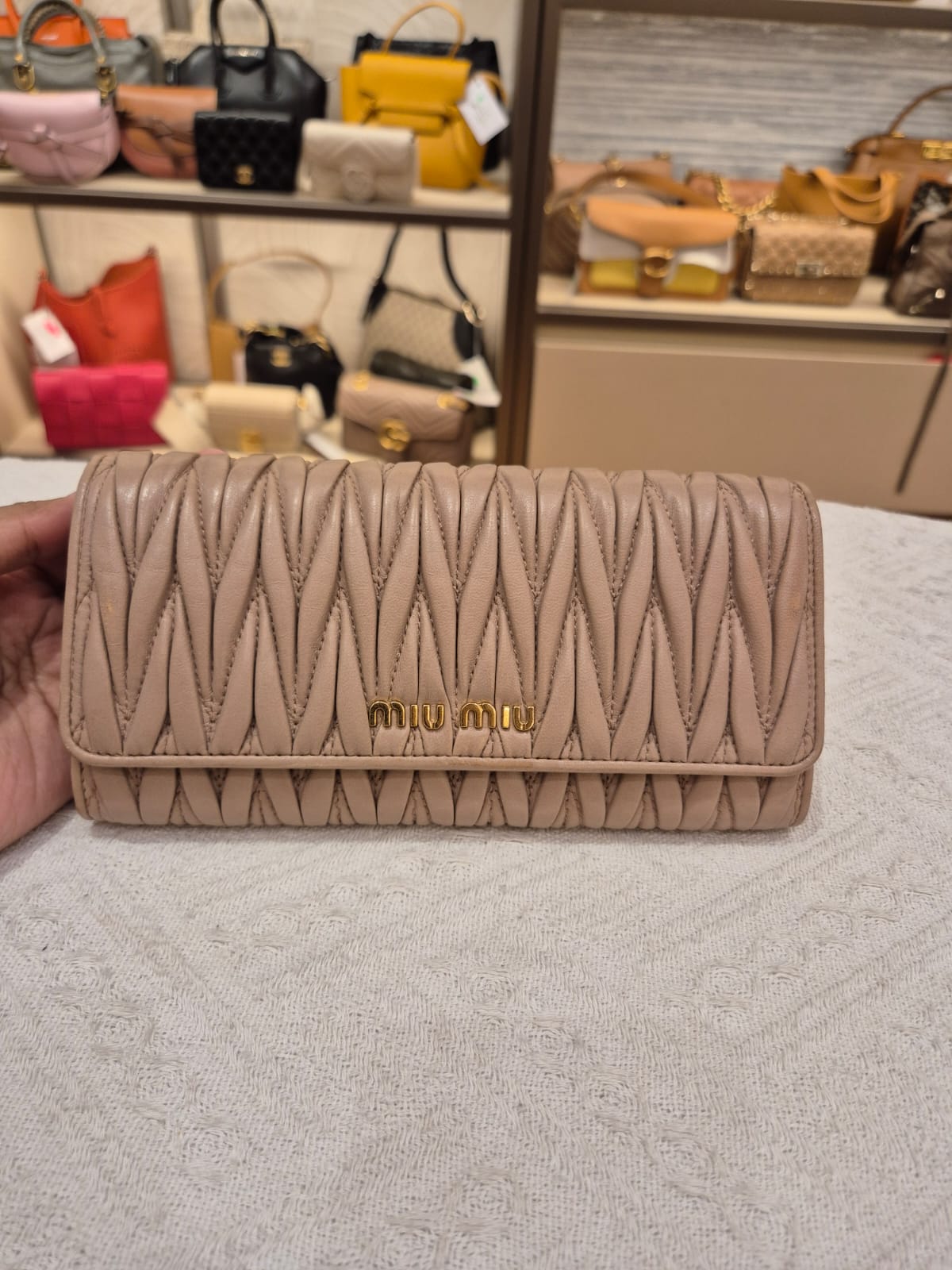 Miu Miu Long Wallet With Card Holder