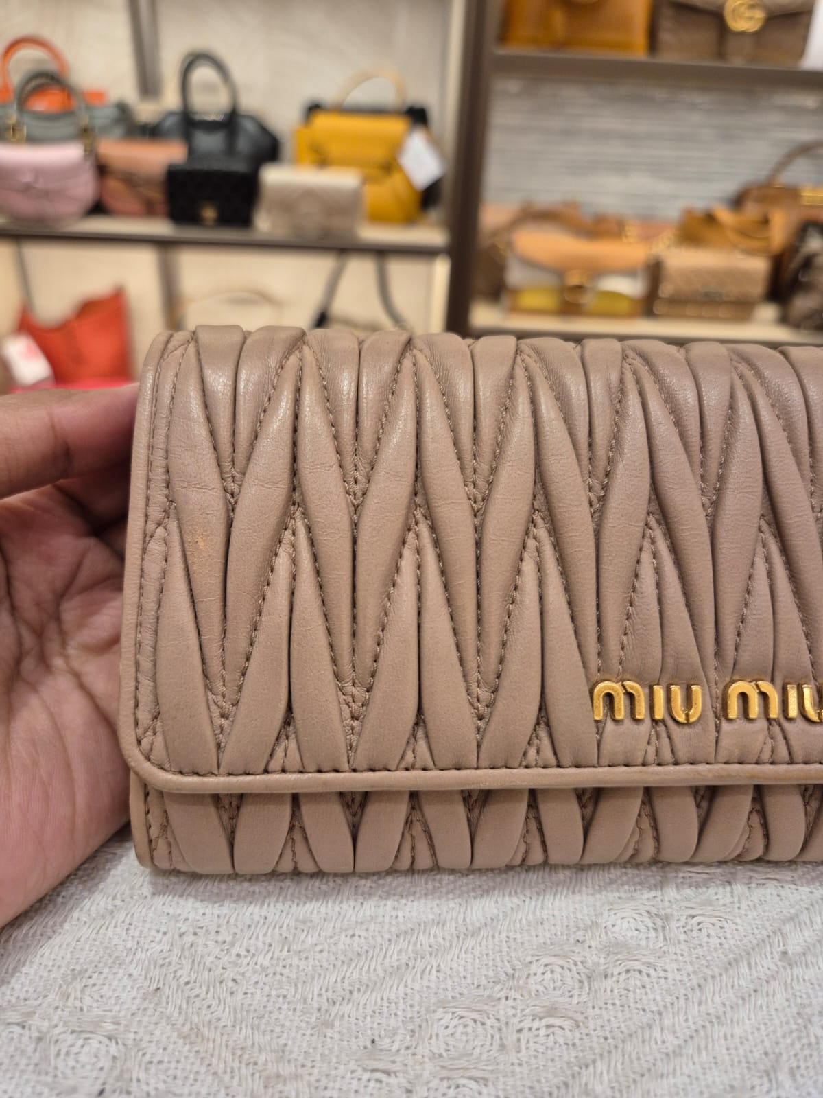 Miu Miu Long Wallet With Card Holder