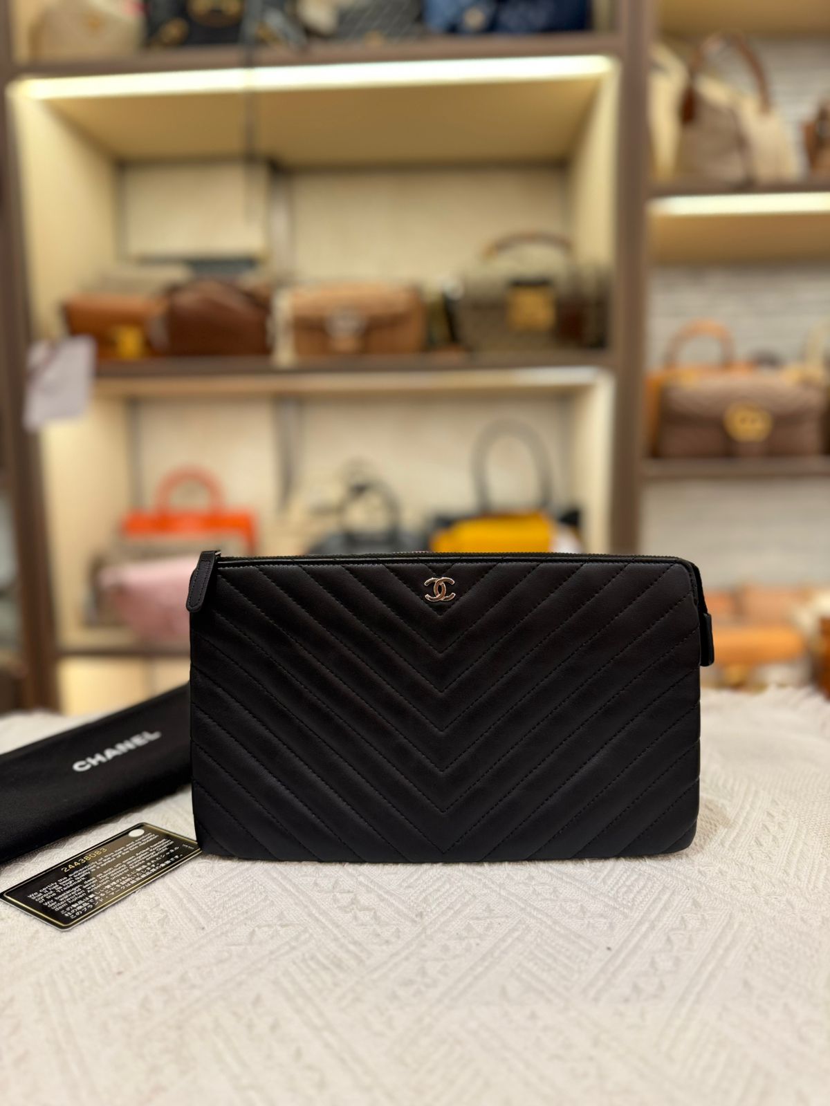 Chanel Clutch black