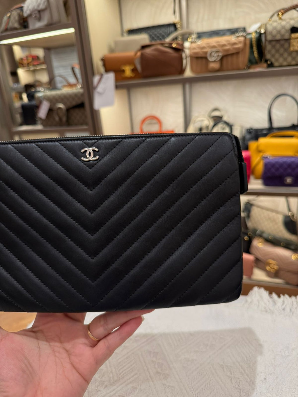 Chanel Clutch black