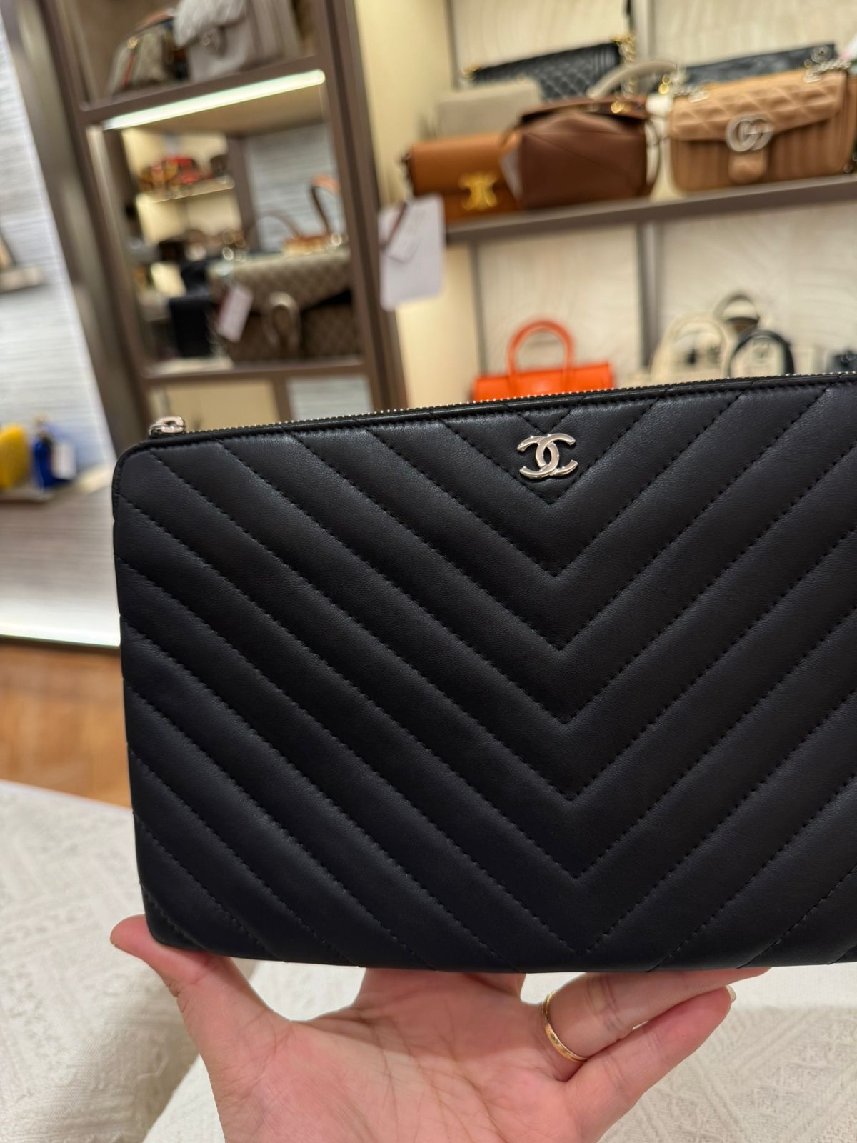 Chanel Clutch black