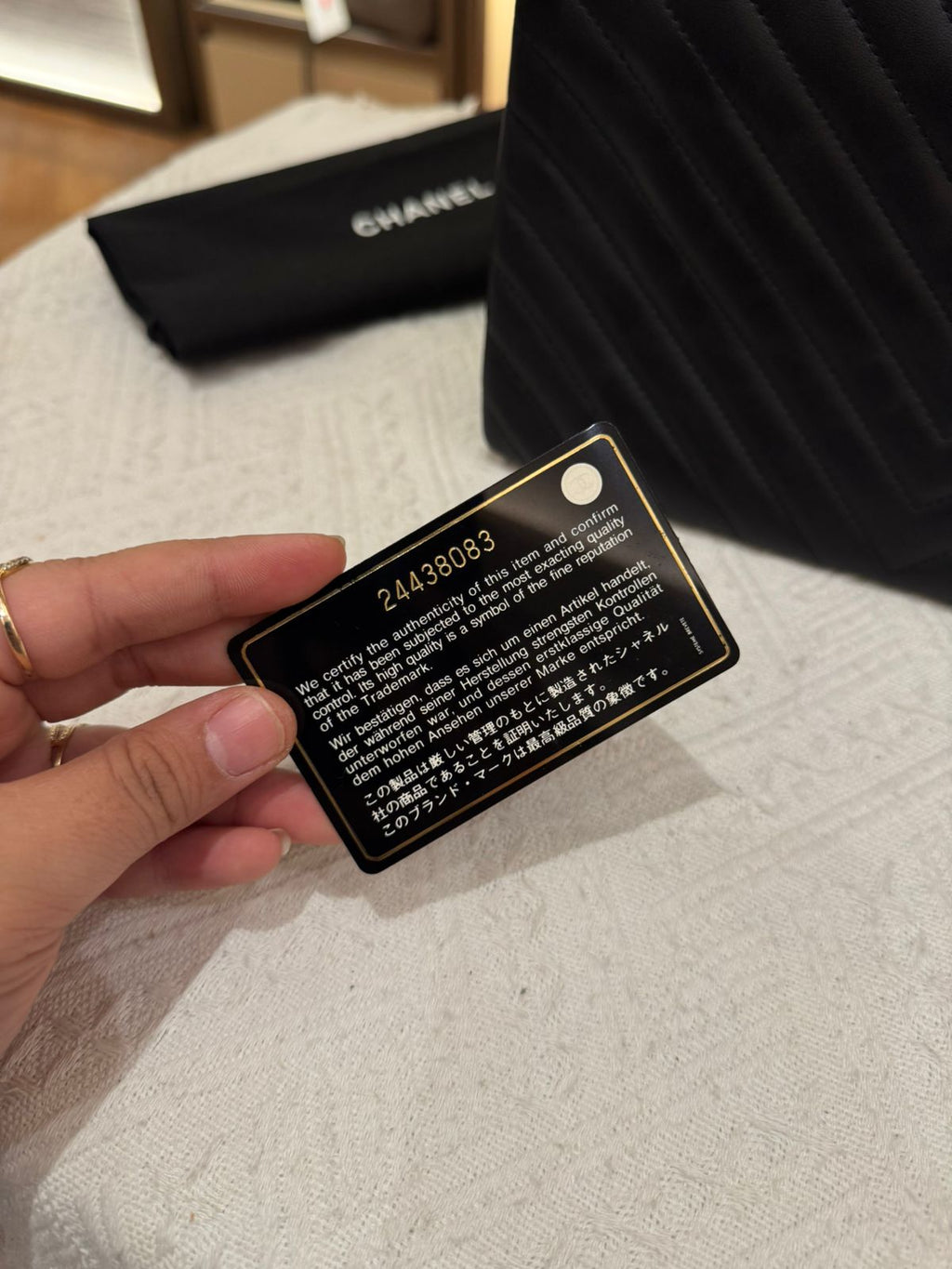 Chanel Clutch black