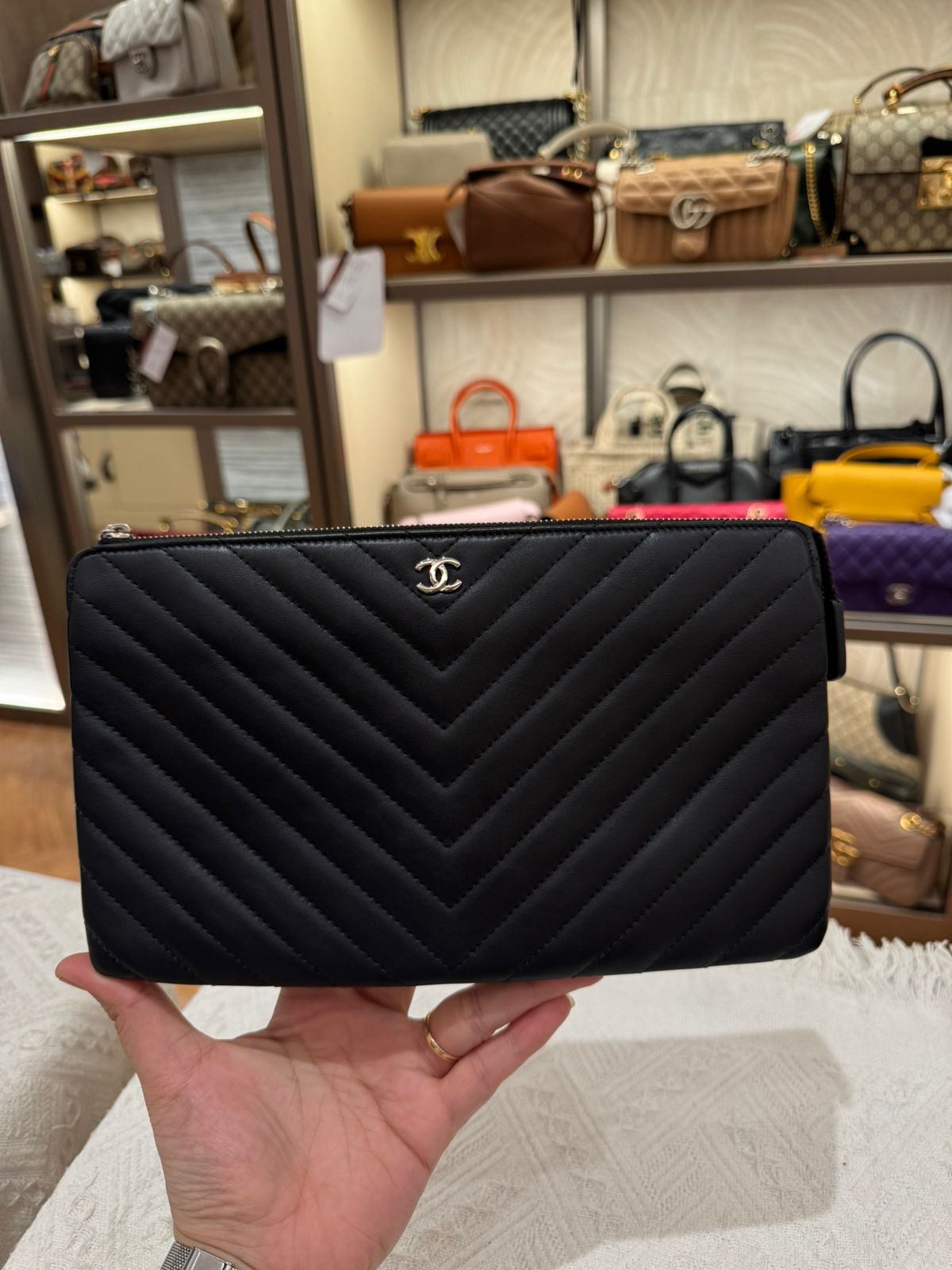 Chanel Clutch black