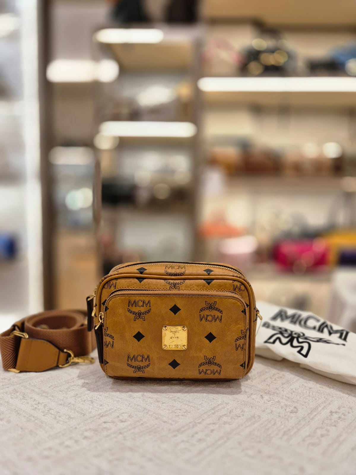 MCM Crossbody Mini Camera Bag
