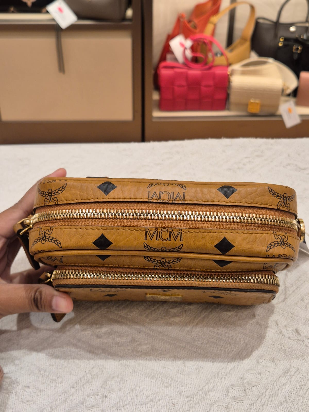 MCM Crossbody Mini Camera Bag