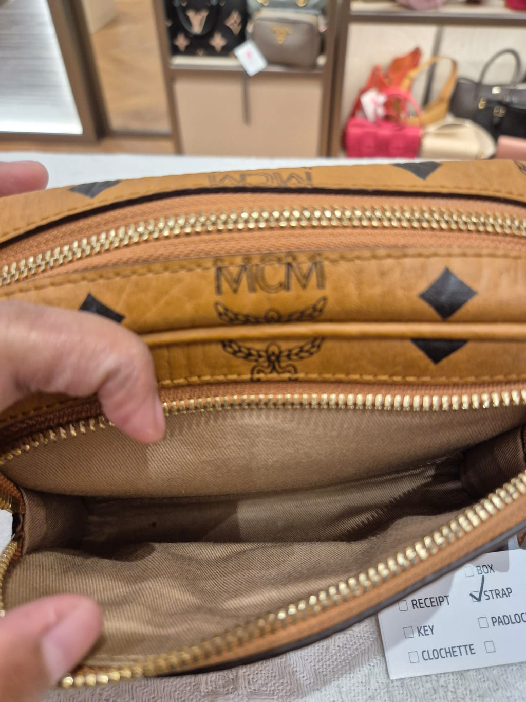 MCM Crossbody Mini Camera Bag
