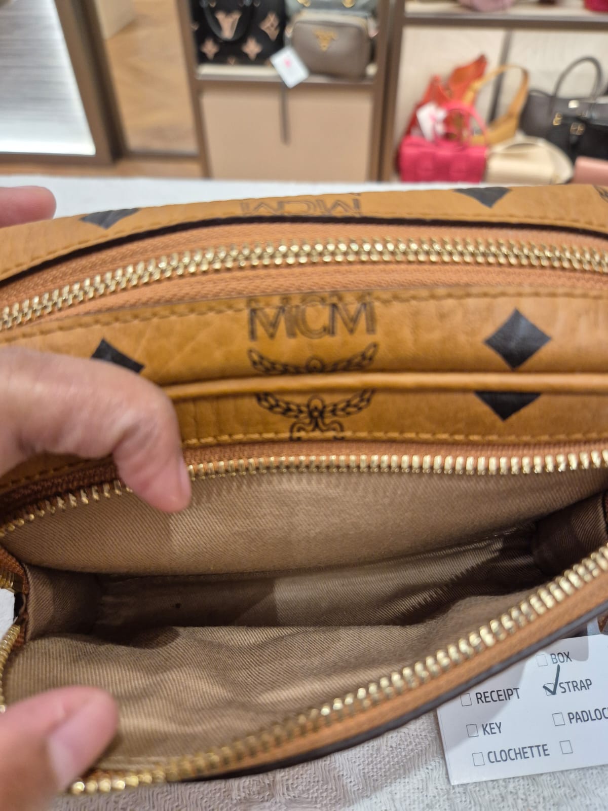 MCM Crossbody Mini Camera Bag