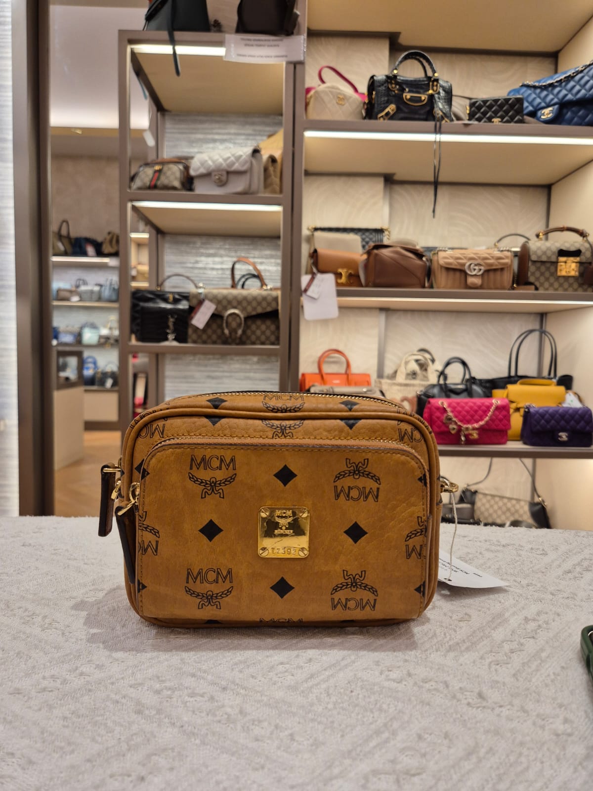MCM Crossbody Mini Camera Bag