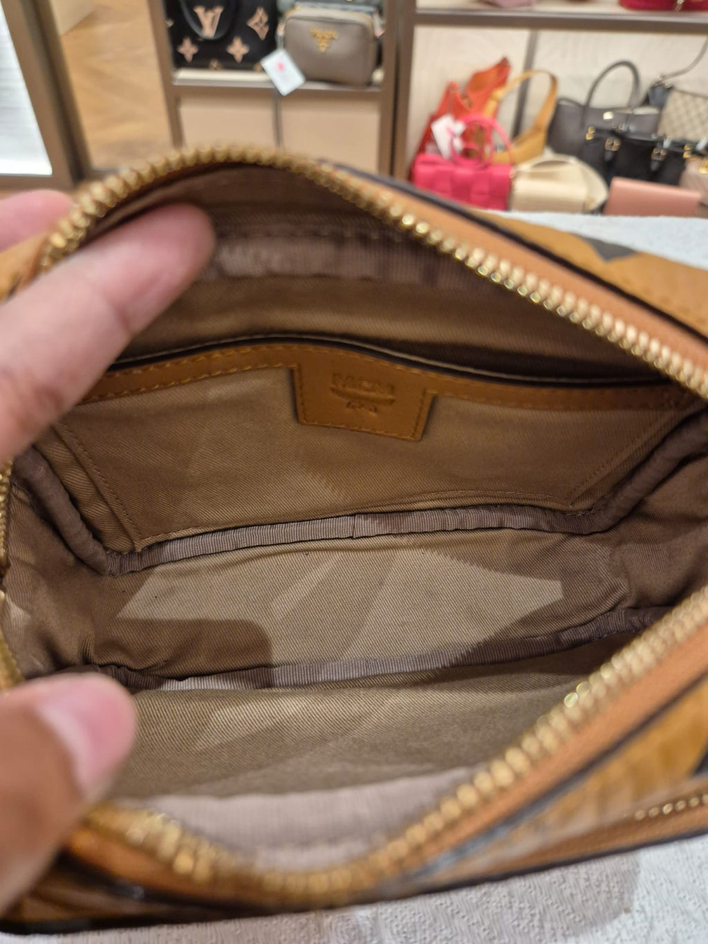 MCM Crossbody Mini Camera Bag