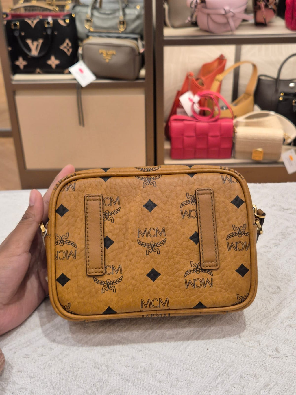 MCM Crossbody Mini Camera Bag