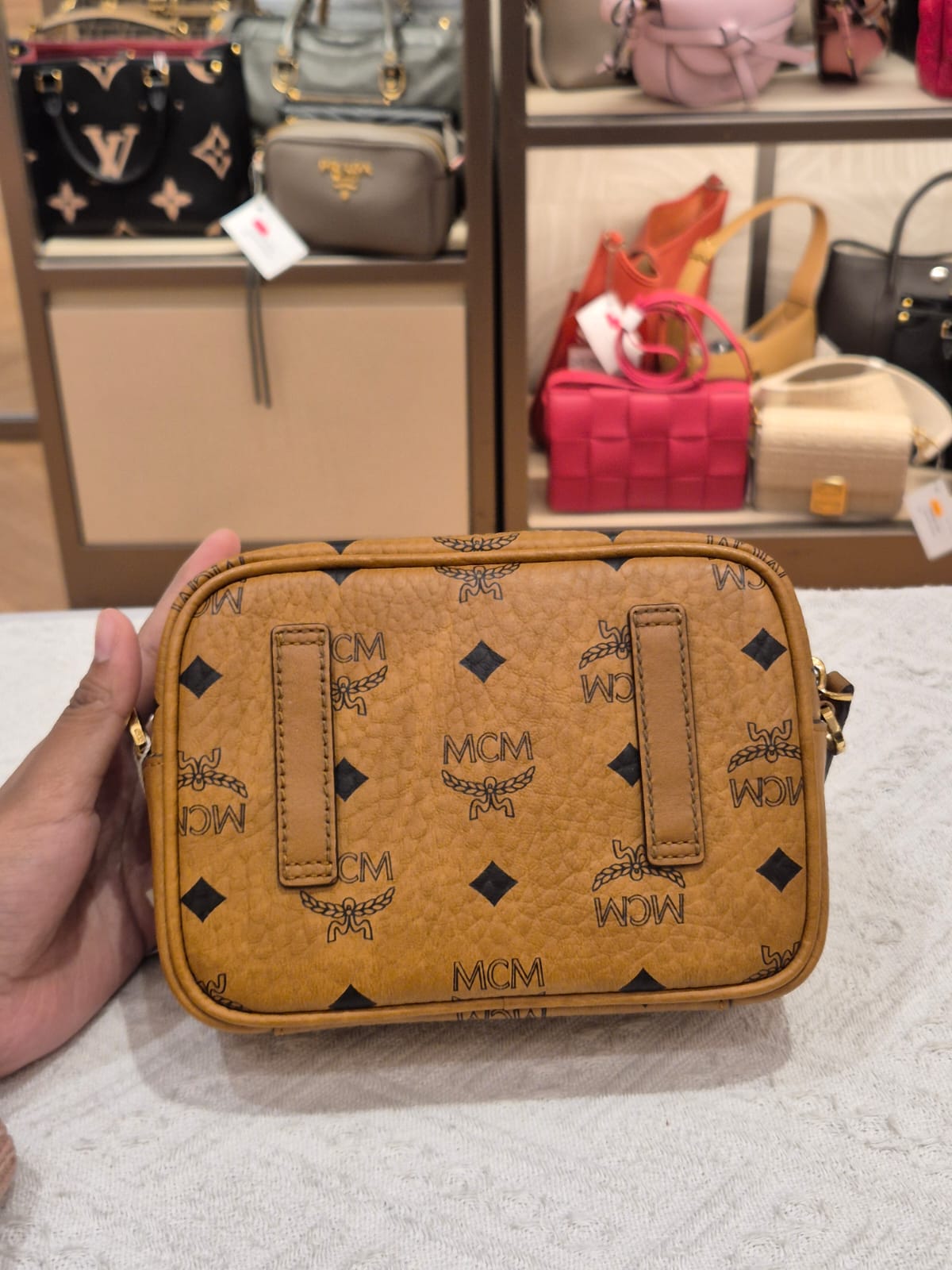 MCM Crossbody Mini Camera Bag