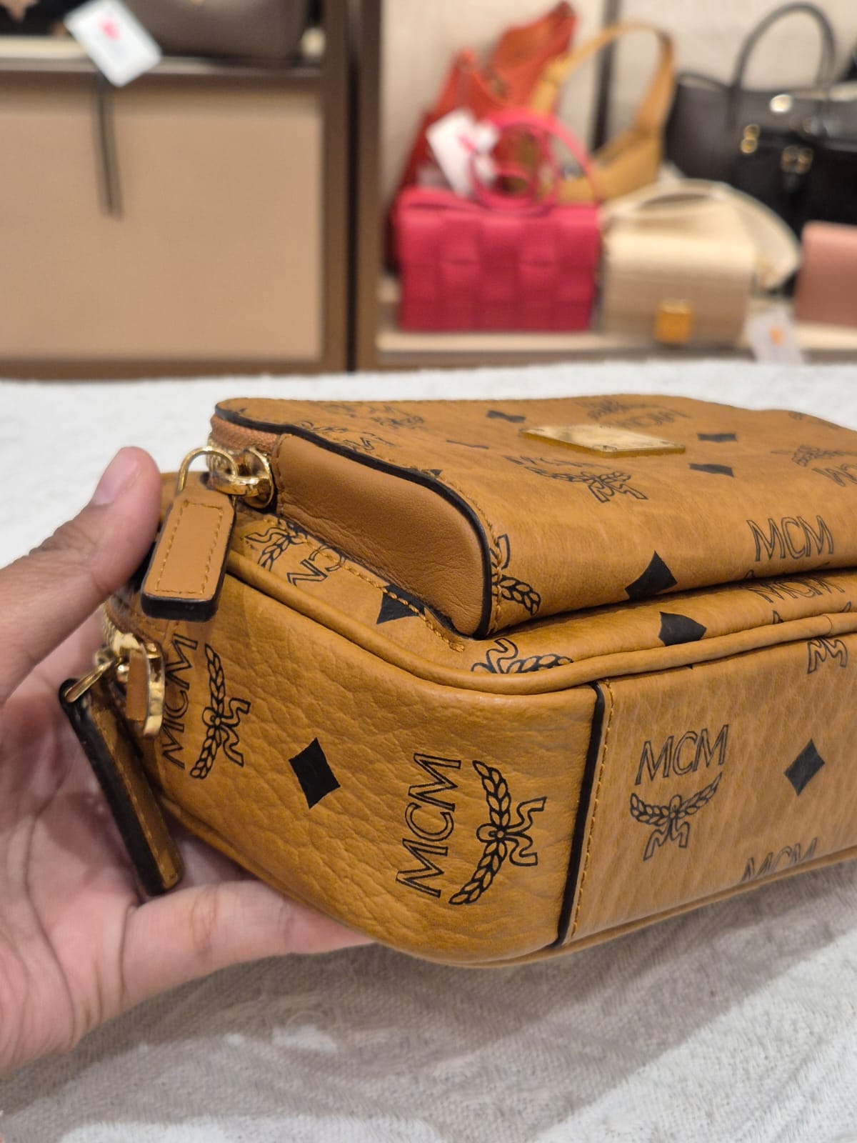 MCM Crossbody Mini Camera Bag