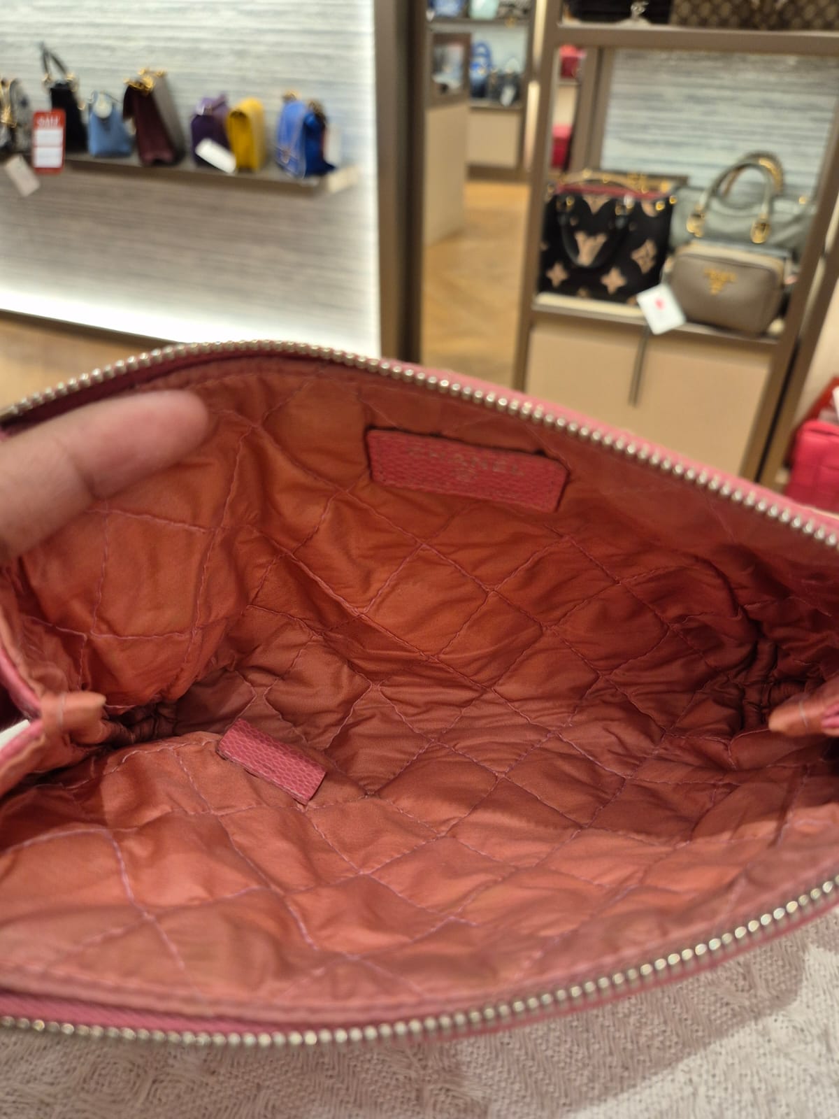 Chanel Pouch Pink