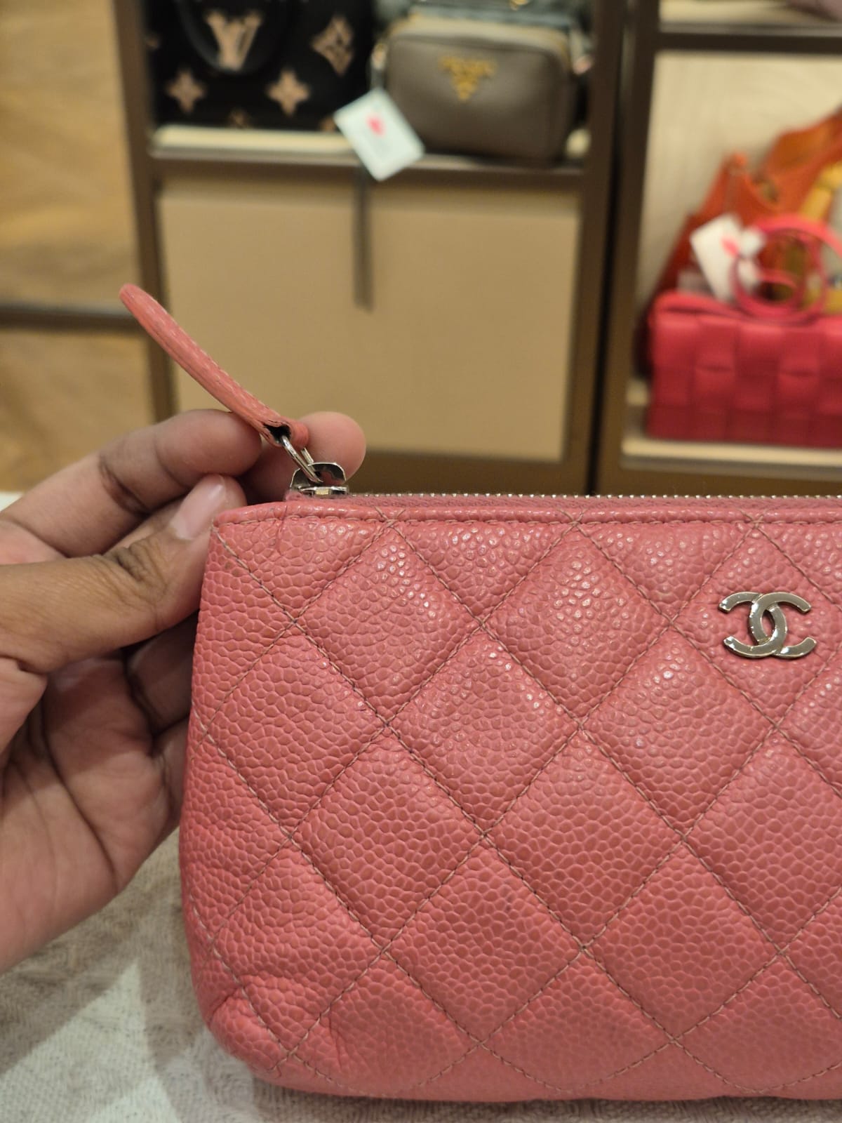 Chanel Pouch Pink