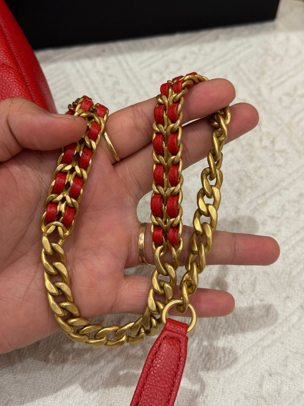 Chanel Melody Chain Flap Caviar