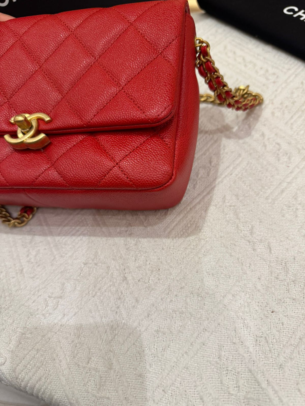 Chanel Melody Chain Flap Caviar