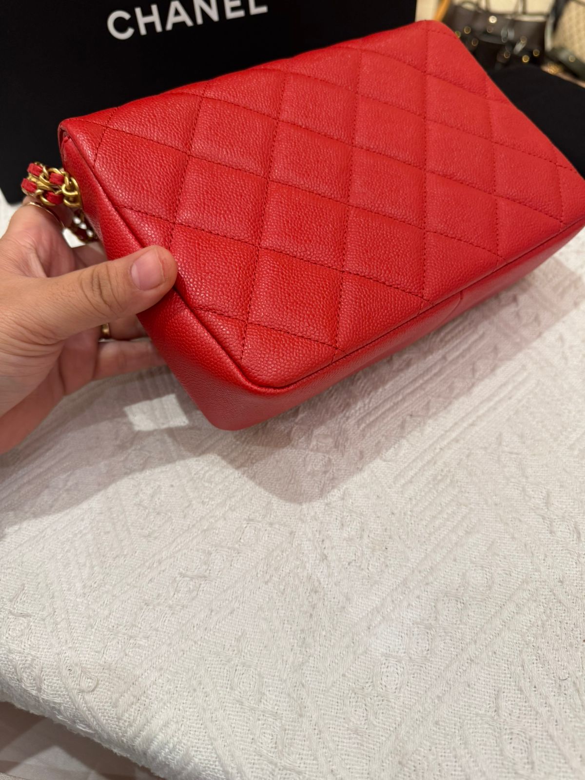 Chanel Melody Chain Flap Caviar