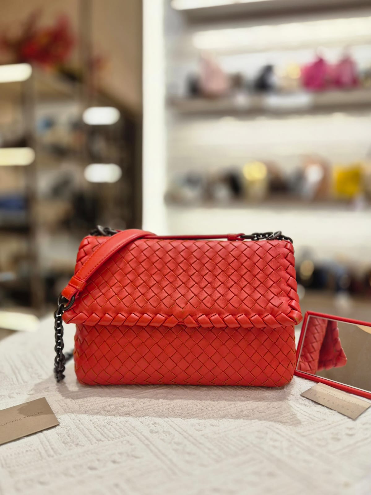 Bottega Veneta Olimpia Intercciato