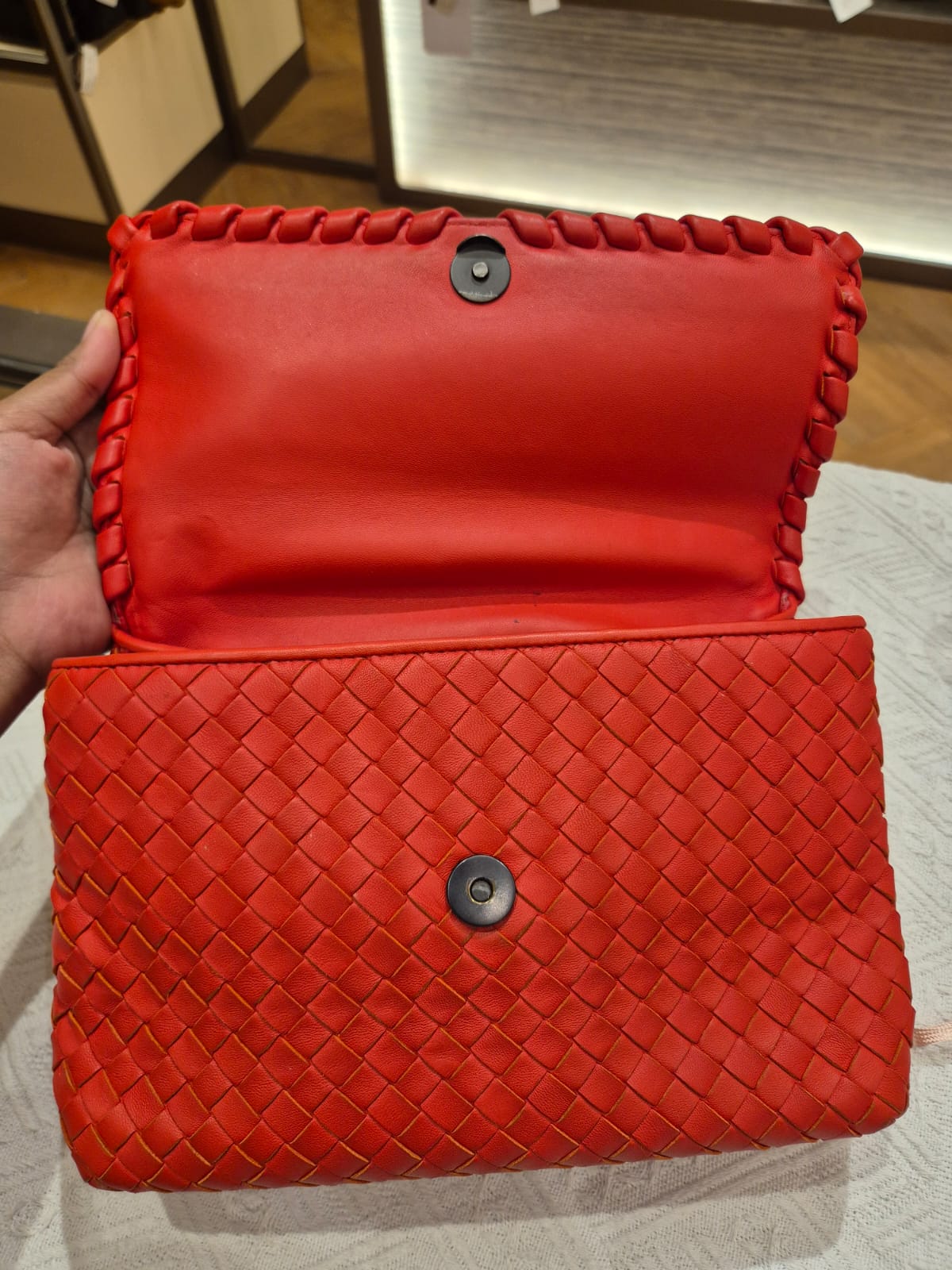 Bottega Veneta Olimpia Intercciato