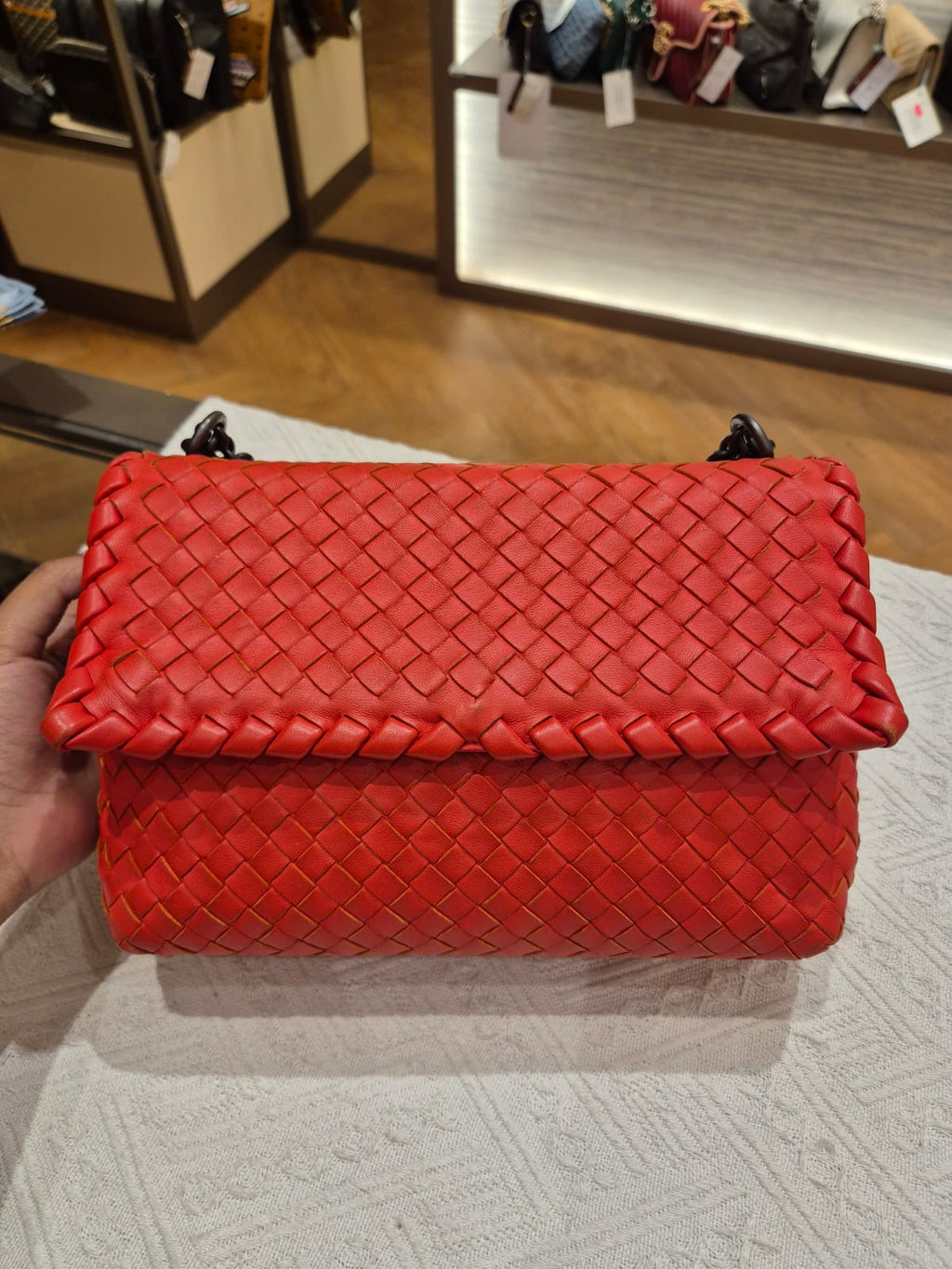 Bottega Veneta Olimpia Intercciato