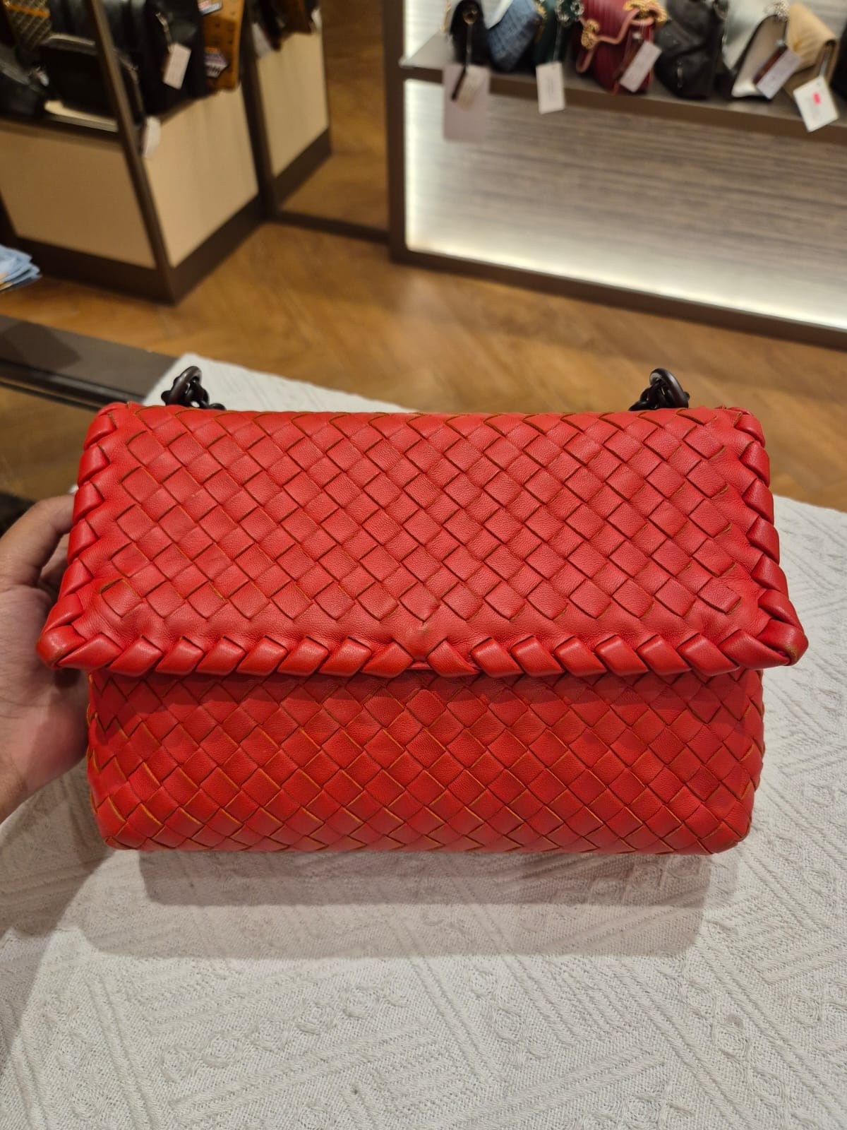 Bottega Veneta Olimpia Intercciato