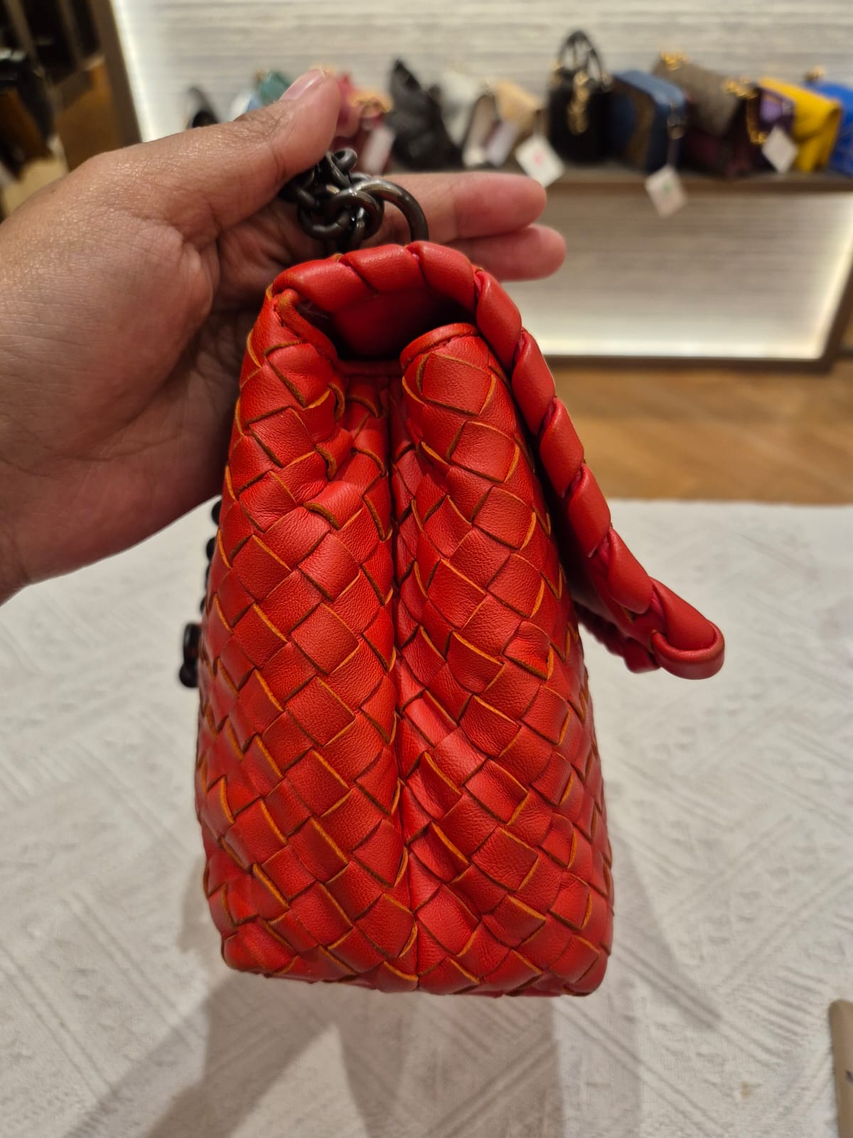 Bottega Veneta Olimpia Intercciato