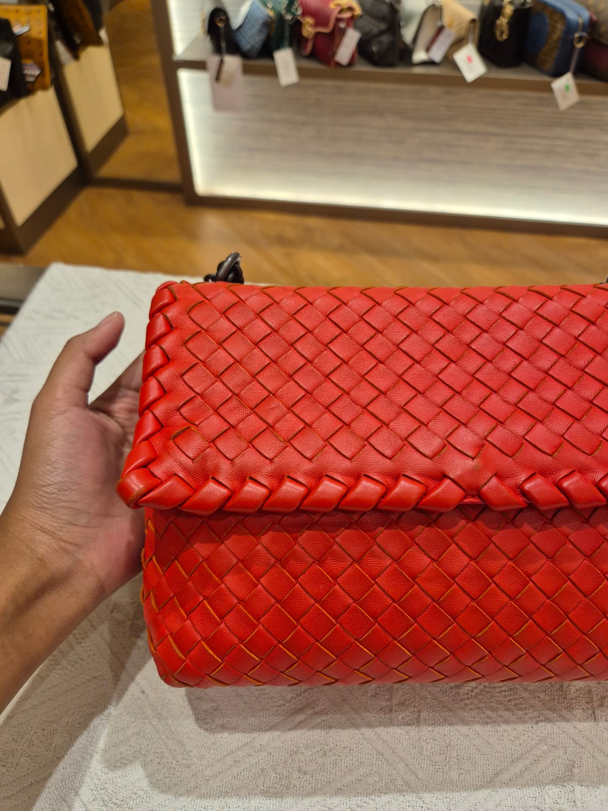Bottega Veneta Olimpia Intercciato
