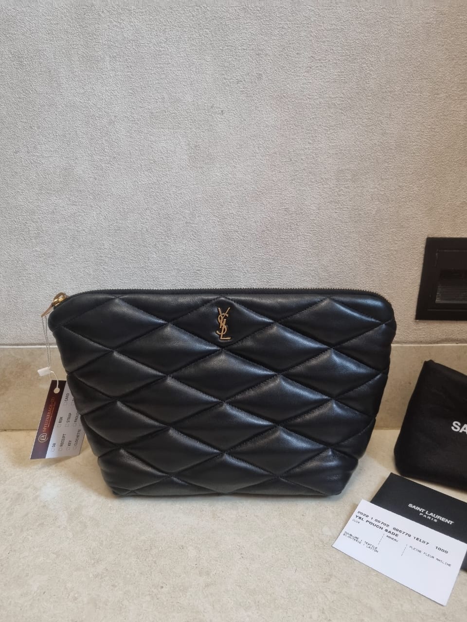 Saint Laurent Quilt Clutch