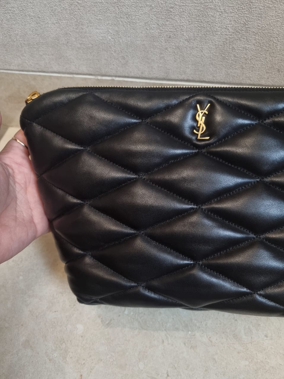 Saint Laurent Quilt Clutch