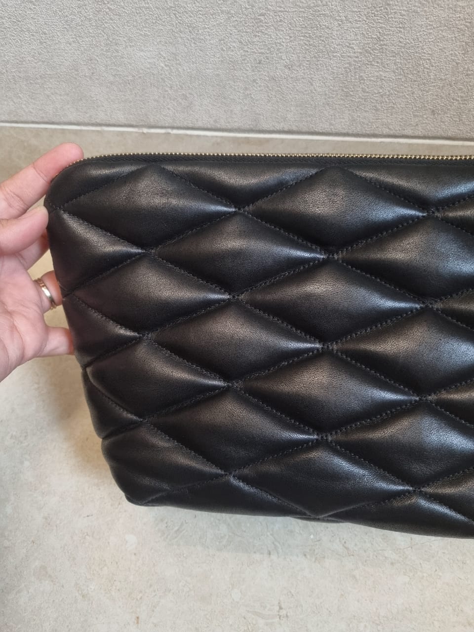 Saint Laurent Quilt Clutch